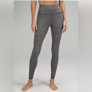 Lululemon Charcoal Space Dye High Rise Leggings!